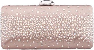 Nina Purity Frame Clutch in Honey at Nordstrom