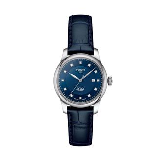 Tissot Tissot, Accessoires, Dames, Blauw, ONE Size, Leer, Le Locle Automatic