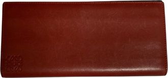 Loewe Red Color Wallet (Bi-Fold) (Pre-Owned)