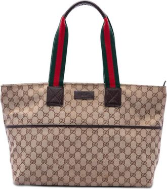 Gucci Pre-owned Gucci GG Canvas Web Tote Ladies NJBZRUV2JVNA28NY