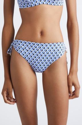 Max Mara Sibilla Beachwear Ruched Bikini Bottoms in Cornflower Blue at Nordstrom, Size X-Small