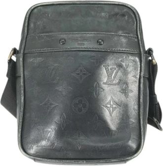 Louis Vuitton Tweedehands Canvas Louis Vuitton tassen - unisex - Vintage Schoudertas - Zwart - ONE Size - Vintage
