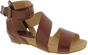 Bellini Nambi Ankle Strap Flat Sandal in Brown at Nordstrom Rack, Size 7.5