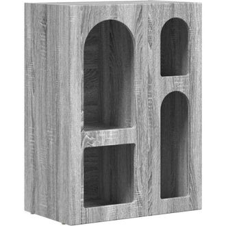 vidaXL Sideboard Grey Sonoma 59 x 35 x 80.5 cm Engineered Wood vidaXL