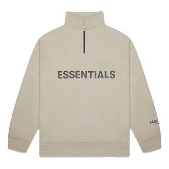 Fear of God FW20 Half Zip Sweatshirt Olive FOG-FW20-200
