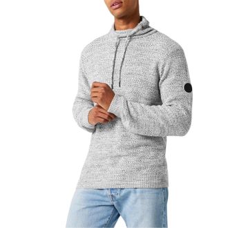 Firetrap Heren Marl Koehals Trui (Grijze Mergel)