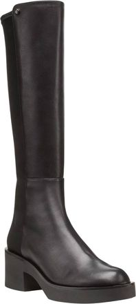 Stuart Weitzman Womens Gotham Leather Knee-High Boots In Black
