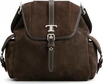 Tod's Mochila en Ante Mini - Bags - Mujer - Marr&oacute;n - ONE SIZE