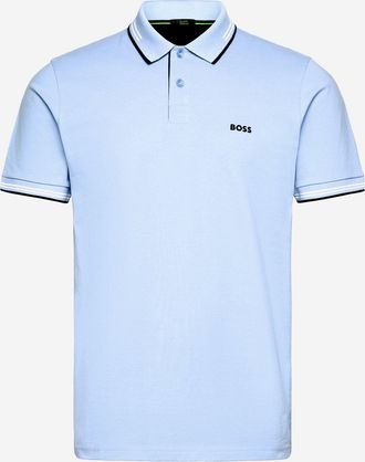 HUGO BOSS Stretch Cotton Polo Shirt With Logo