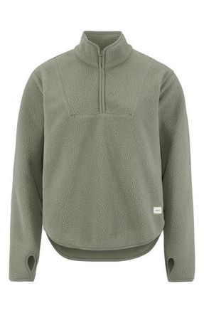 Craft Join High Pile Fleece Half Zip Pullover in Leaf at Nordstrom, Size Small