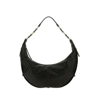 Saint Laurent Black Leather Saharienne Shopping Bag Nero Borse A Mano