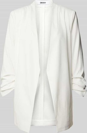 DKNY Blazer mit offener Vorderseite in Offwhite, Gr&ouml;&szlig;e L