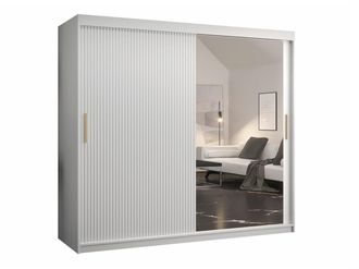 Mirjan24 Mobilier1 - Armario Hartford 403, Blanco, 200x200x62cm, Puertas De Armario: Correderas, N&uacute;mero De Estantes: 0