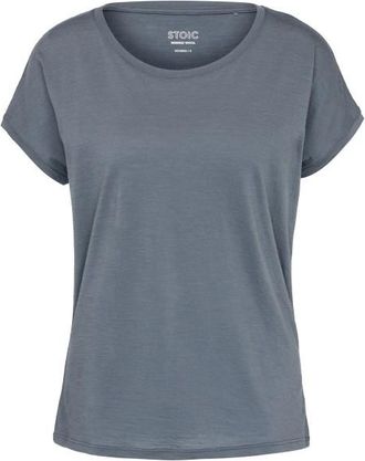 Stoic Merino155 LaholmSt. Loose Shirt Merinoshirt f&uuml;r Damen | grau