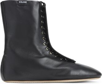Celine Lace-up Boots, female, Black, Size: 8 1/2 US Ballet High Lace-up Boot