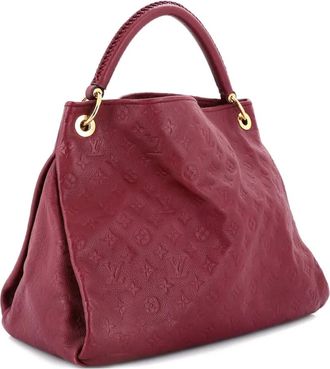 Louis Vuitton Artsy Handbag Monogram Empreinte Leather MM hobo bag - Rood
