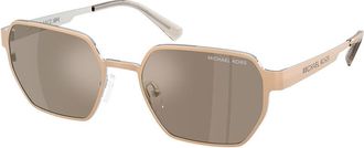 Michael Kors MK1183 MADAGASCAR 10145A Mens Sunglasses Gold Size 55