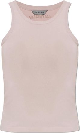 Balenciaga Sleeveless Tops, female, Purple, Size: XS Tank Top