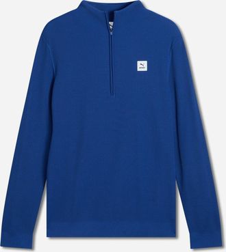 Puma Men s SAYSKY Half-Zip Longsleeve Top Cobalt Glaze