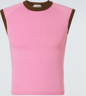 Versace Cotton tank top