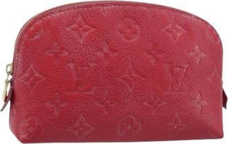 Louis Vuitton Pre-owned Clutches, female, Red, Size: ONE SIZE Pre-owned Monogram Empreinte Pouch