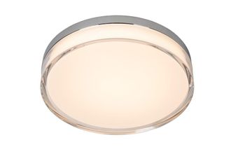 Lucide L&aacute;mpara de techo de acr&iacute;lico con 1 led integrado, &oacute;palo