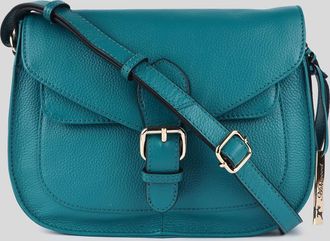 Ashwood Leather Womens Stile Fiorentino Real Crossbody Bag - Green - One Size