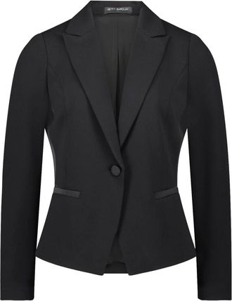 Betty Barclay Jassen, Dames, Zwart, 4Xl, Leer, Short Blazer