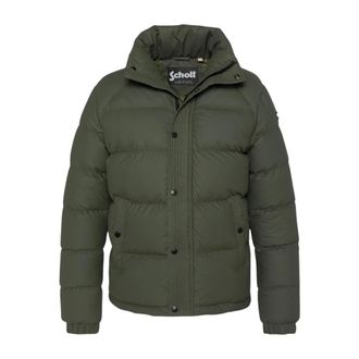 Schott NYC Montreal Puffer Jacket - Heren - Jassen - Groen - Maat: 2XL Poliester