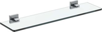 Ideal Estante De Vidrio Iom Square 500x135x45mm Cromado Standard