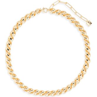 Open Edit Interlocked Link Necklace in Gold at Nordstrom Rack