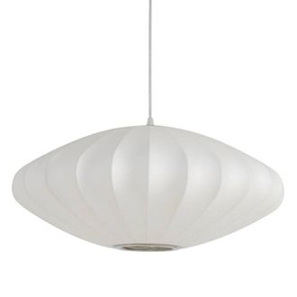 Light & Living Light & Living - L&aacute;mpara Colgante - Fay - Blanco - Textil - &Oslash;