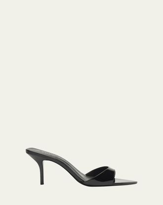Schutz Elodie Patent Stiletto Mule Sandals