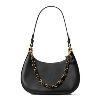 Ralph Lauren Bolso de hombro con cremallera Marcy - Mediano - Bags - Mujer - Negro - ONE SIZE
