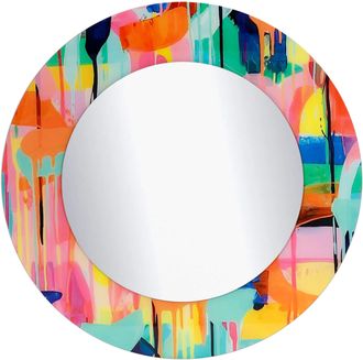 Arte Dal Mondo Adm - Modern Abstract Design Mirror