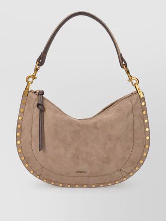 Isabel Marant oskan moon suede clutch bag
