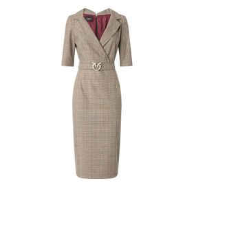 Pinko Pinko, Dames, Jurken, Bruin, Maat: M