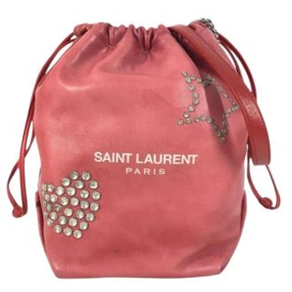 Saint Laurent Pre-owned Vintage Shoulder Bag - Dames - Pre-owned - Rood - Maat: ONE Size Leer
