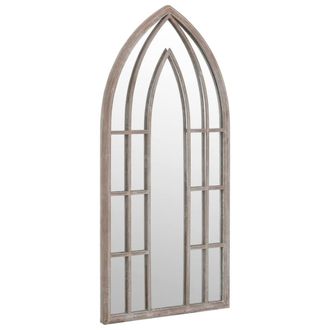Berkfield Home Mirror Sand 100x45 cm Iron for Indoor Use in Beige