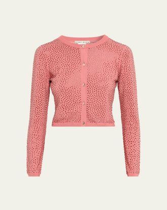 Alice & Olivia Carson Embellished Cardigan