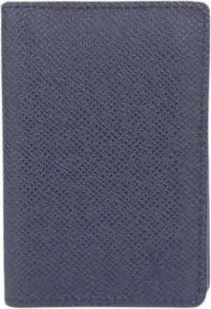 Louis Vuitton Pre-owned Wallets, male, Blue, Size: ONE SIZE Pre-owned Card Case