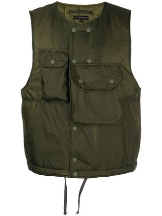 Engineered Garments pocket-detail Cover Vest - men - Nylon - M - Green