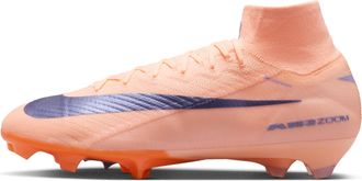 Nike Mens Mercurial Superfly 10 Elite LV Firm-Ground High-Top Soccer Cleats in Orange | IO8215-850