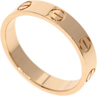 Cartier Pink Gold (18K) Band Ring (Pre-Owned)