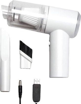 OEM Mini Aspiradora Inal&aacute;mbrica Recargable Para Coche, Aspiradora De Mano De 120 W Y 6000 Pa Con Iluminaci&oacute;n Led, Adecuada Para Coches, Teclados