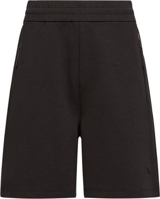 Moncler Moncler Interlock Cotton Blend Shorts, Men, Black, Size: Xl