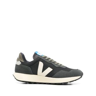 Veja Sneakers, male, Multicolor, 9 UK, Black Sneaker with Ripstop Texture