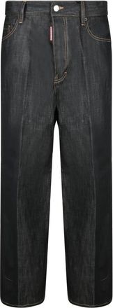 Dsquared2 Straight Jeans - Heren - Regular Fit Jeans - Zwart - M - Katoen - Jeans