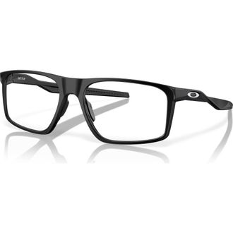 Oakley 56mm Rectangle optical glasses in Black at Nordstrom