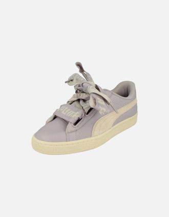 Puma Womens Puma Womens Basket Heart De Trainers 364082 007 - Grey - Size: 5.5